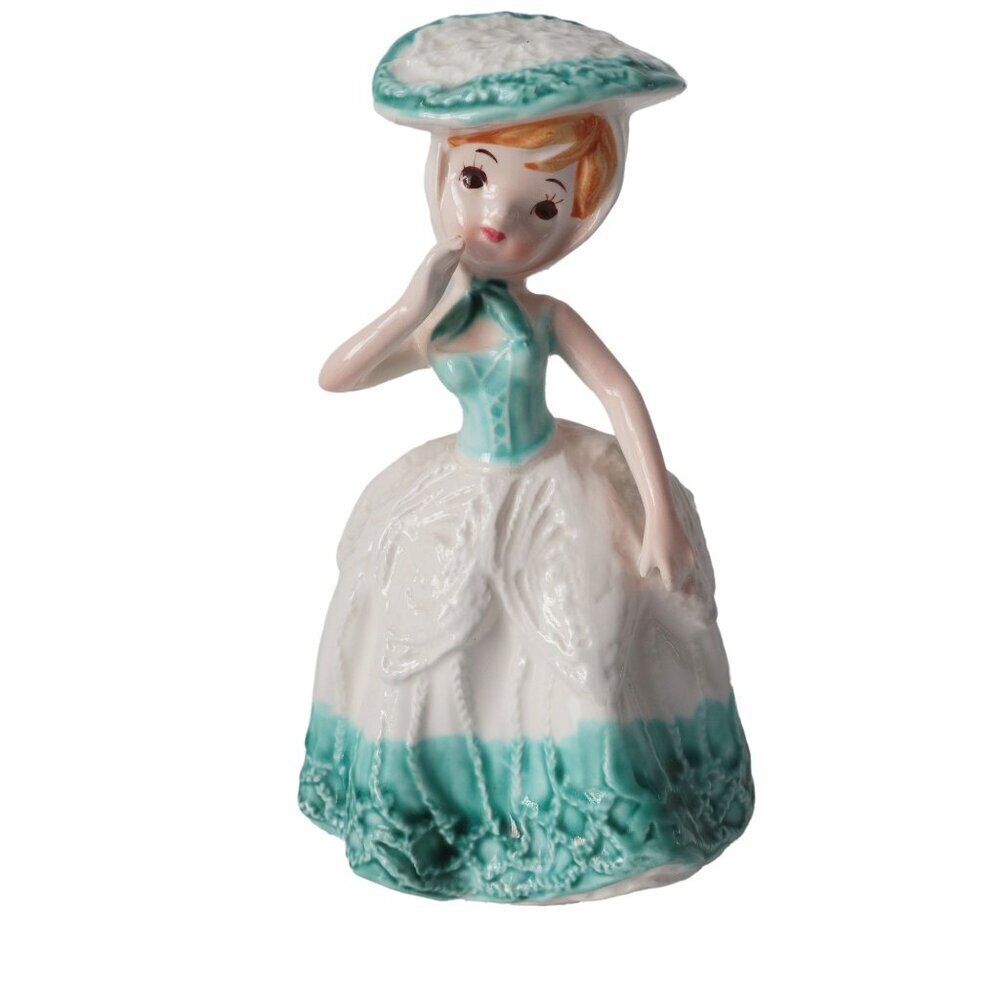 Vintage Girl Planter Enesco Woman Planter Japan Retro Hand Painted